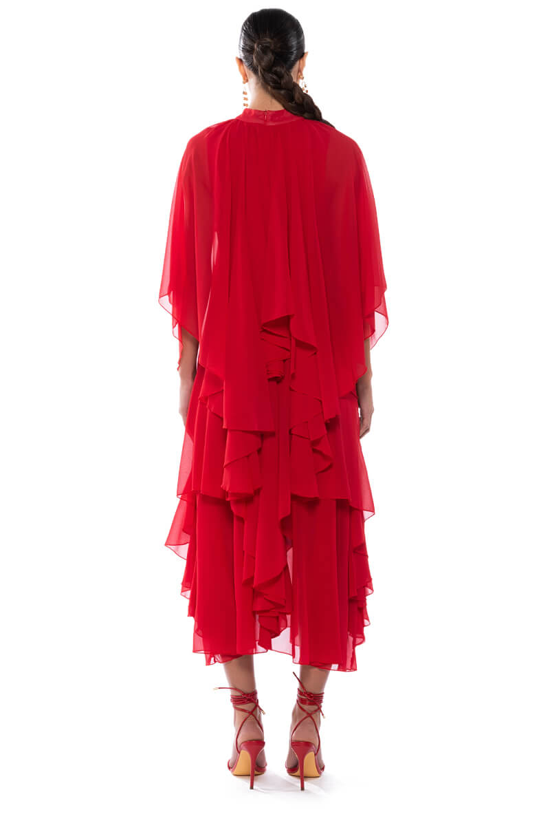 HOPELESSLY DEVOTED LAYERED MAXI DRESS