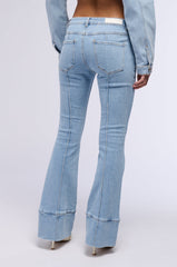 HOTEL CALIFORNIA LIGHT WASH FLARE JEANS