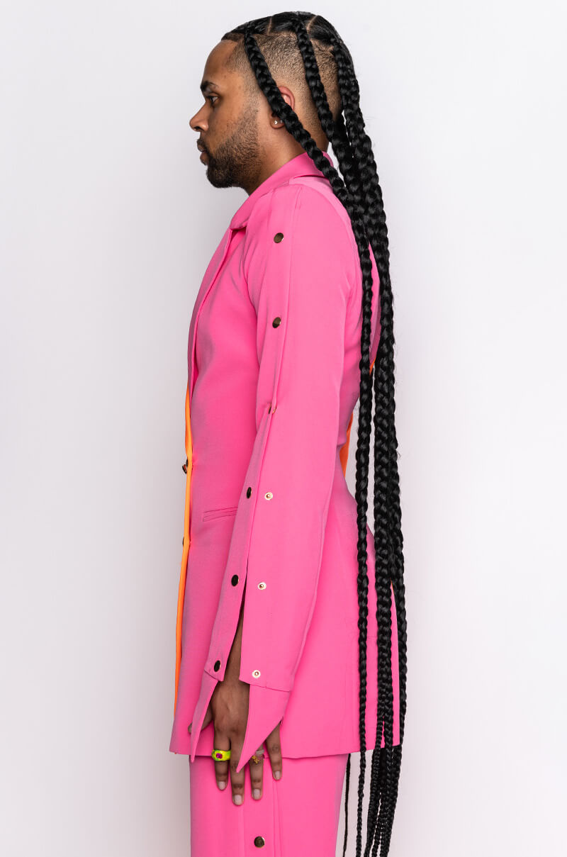 I AM ME KAZJUAN TWO TONE BLAZER DRESS