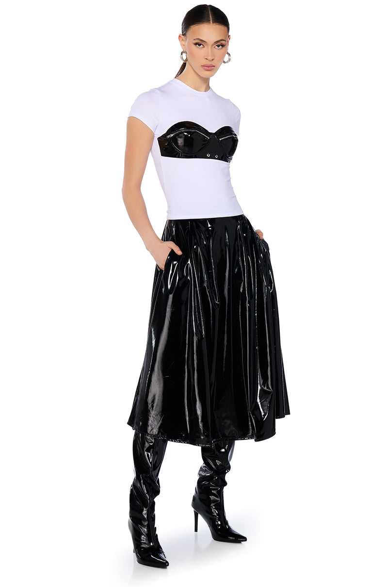 LATEX BODY SHORT SLEEVE TSHIRT