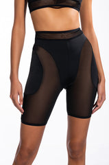 LET YOU WONDER MESH BIKER SHORT