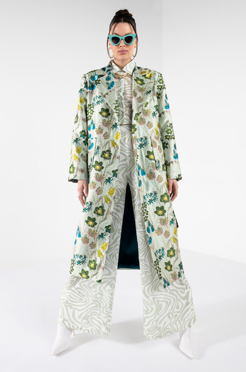 LETS GROOVE MESH WIDE LEG PANT