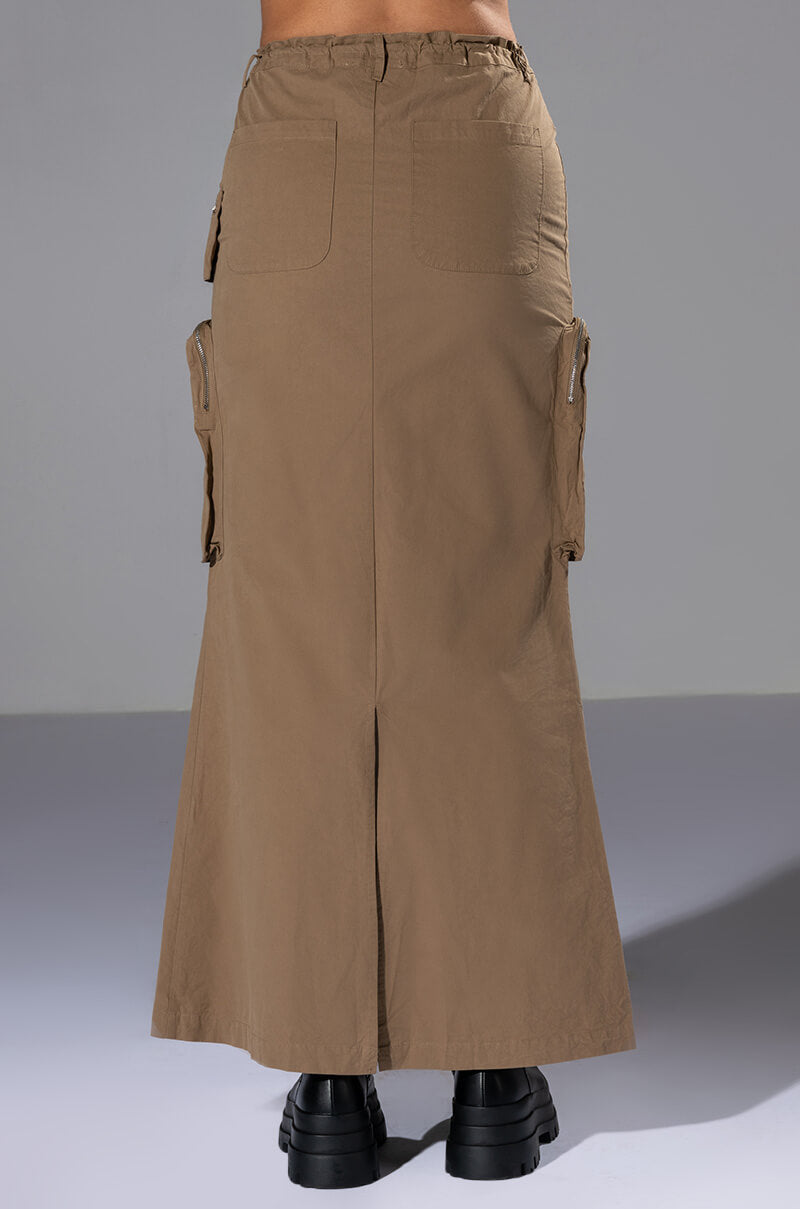 LIMITED VIBE CARGO MAXI SKIRT