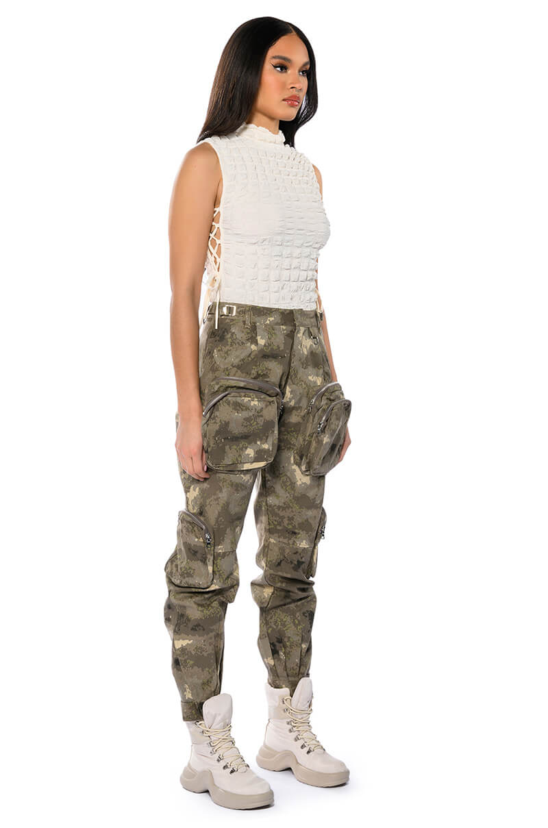 LITTLE MISS ATTITUDE TEXTURED BODYSUIT
