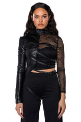 LOOKING FOR LOVE LACE BLOUSE