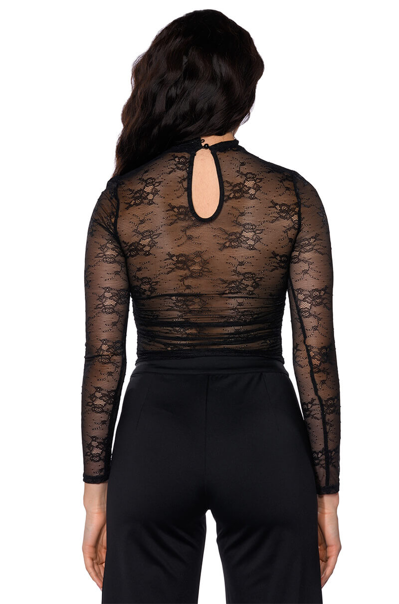 LOOKING FOR LOVE LACE BLOUSE