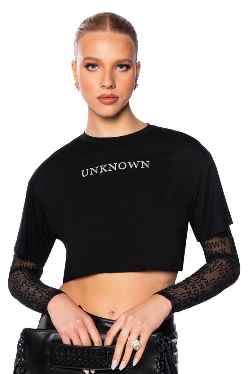 LOOKING FOR THE UNKNOWN LAYERED TEE
