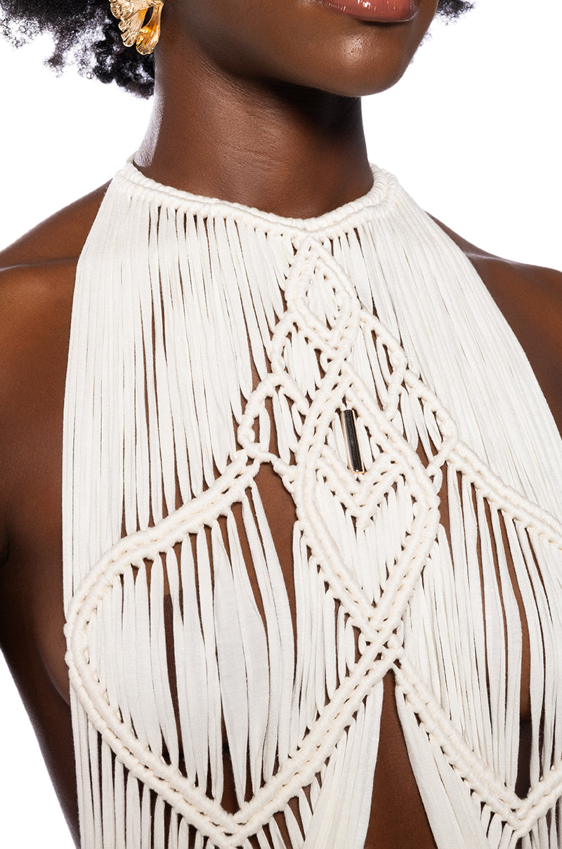 LOST AT SEA CROCHET DRESS