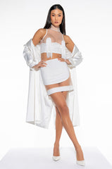 IRIS ILLUSION MINI SKIRT