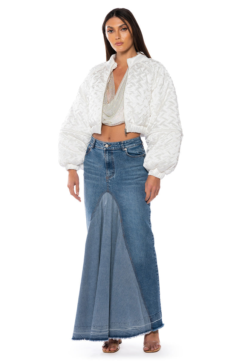 LIPA WEAVE DETAILED BOMBER