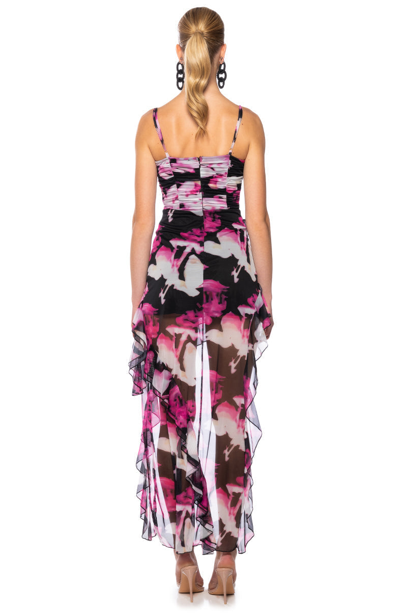 NADIA ASYMMETRICAL HIGH LOW DRESS