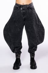 NEW YOU ABSTRACT VOLUME DENIM PANT