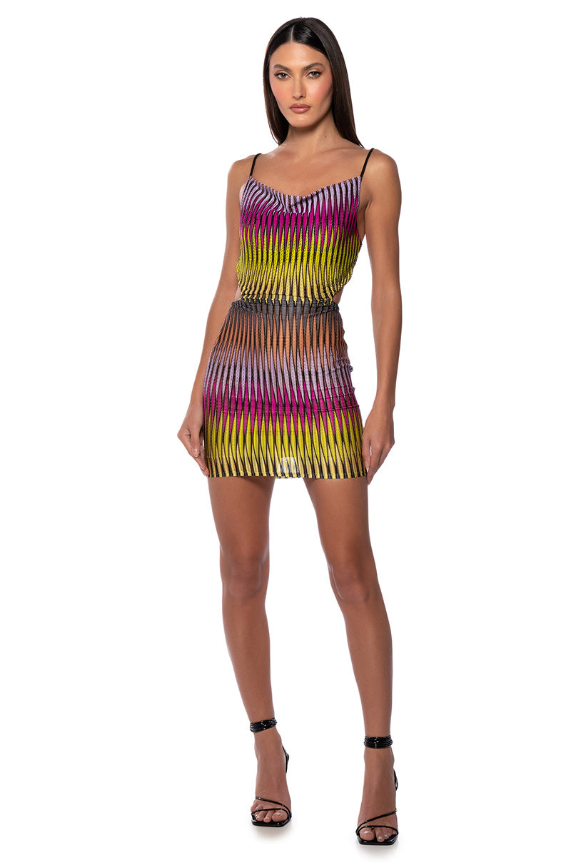 NEXT TIME FITTED MINI DRESS