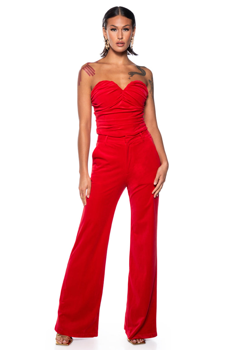 NIGHT MOVES VELVET CORSET