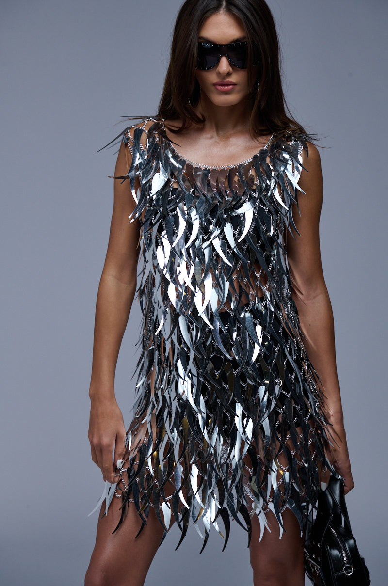 NO ONE LIKE ME SEQUIN MINI DRESS