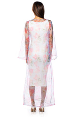 NOW AND FOREVER FLORAL CHIFFON DUSTER