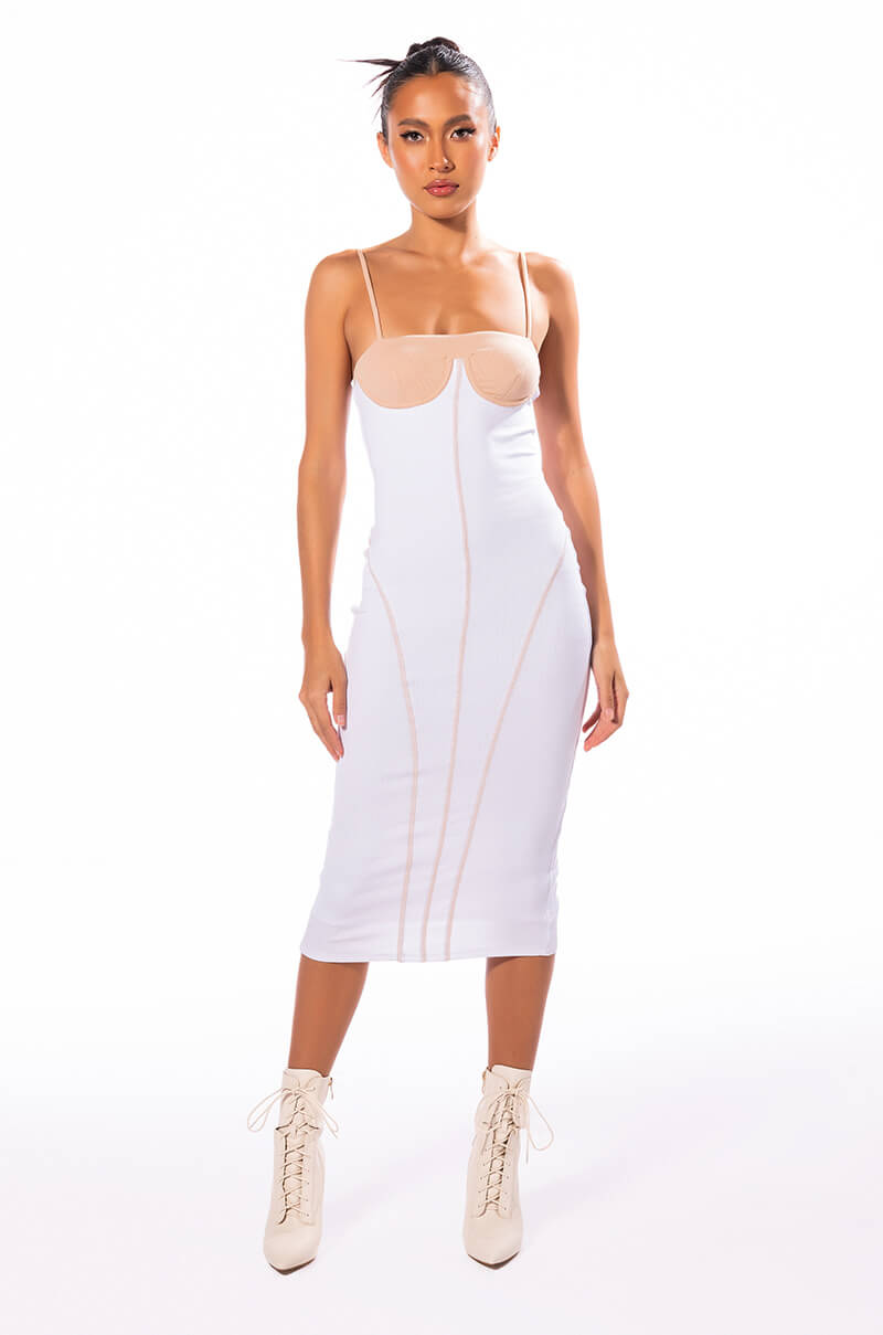 ON MY TEAM MIDI DRESS