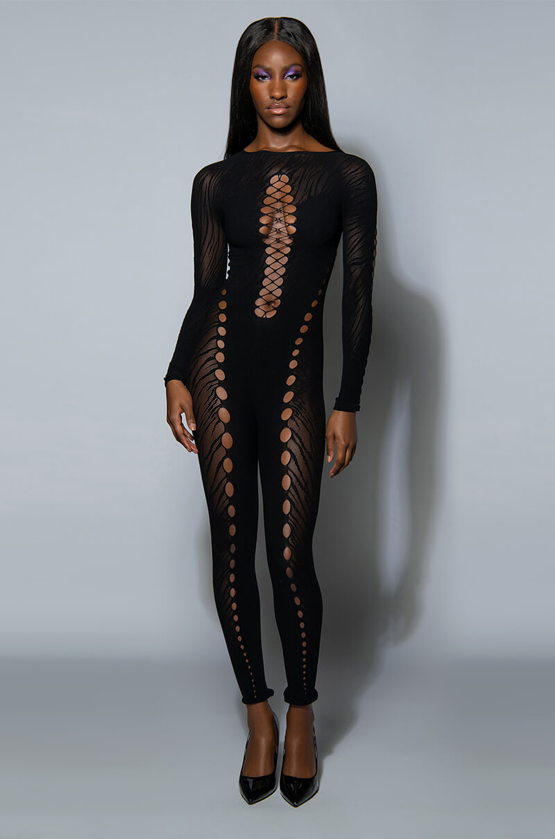 ON ONE SEAMLESS CUT OUT CATSUIT