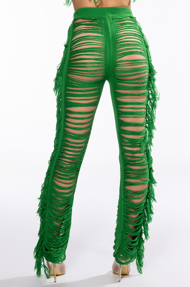 ON THE BORDER KNIT PANTS