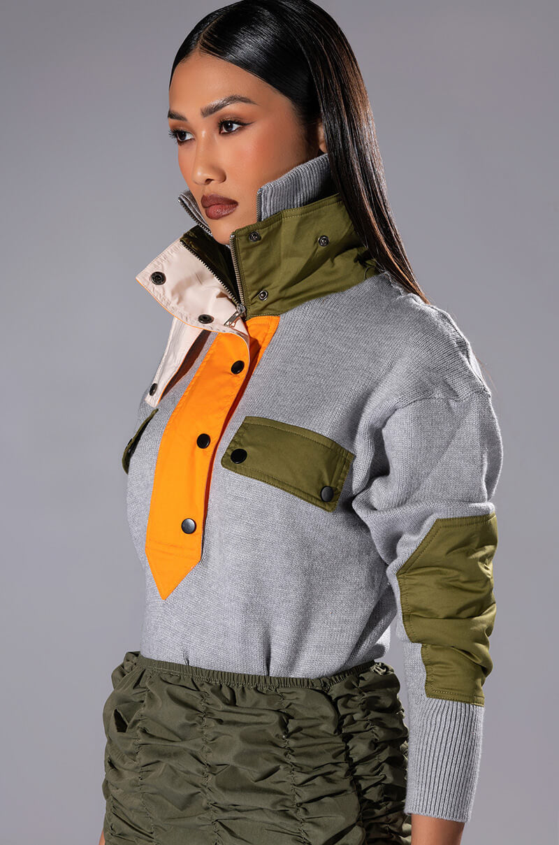 ON THE MOVE PULLOVER SWEATSHIRT