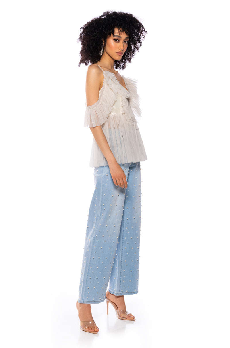 ONCE UPON A DREAM OFF THE SHOULDER BLOUSE