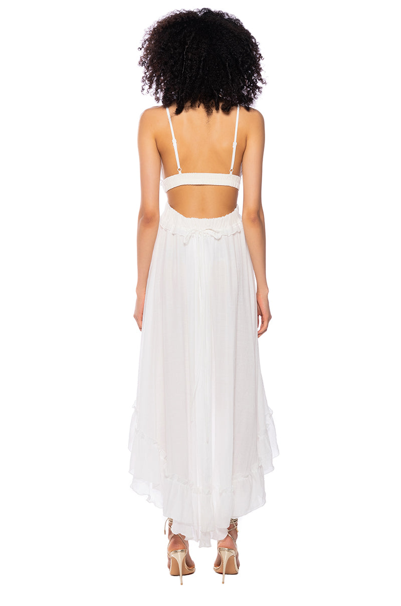 ONE SUMMER NIGHT HIGH LOW MAXI DRESS