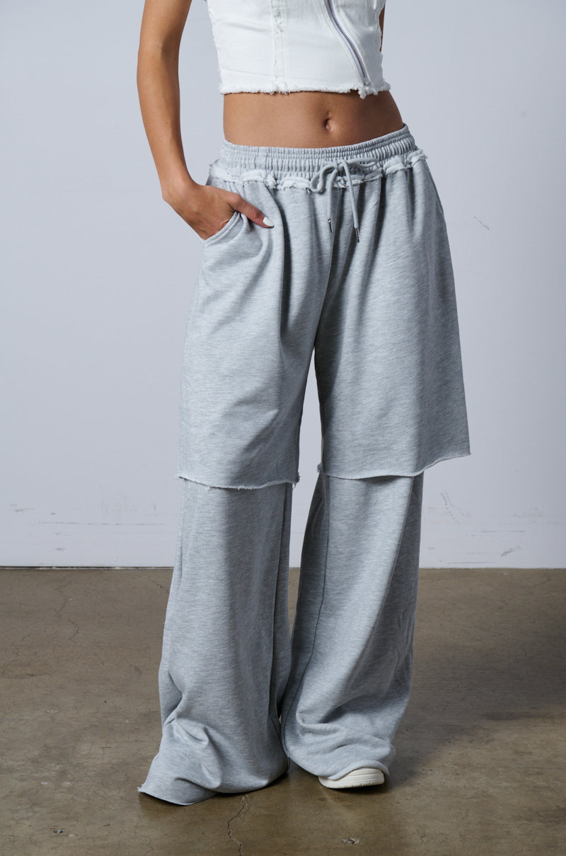 OVER AND OVER WIDE LEG JOGGER