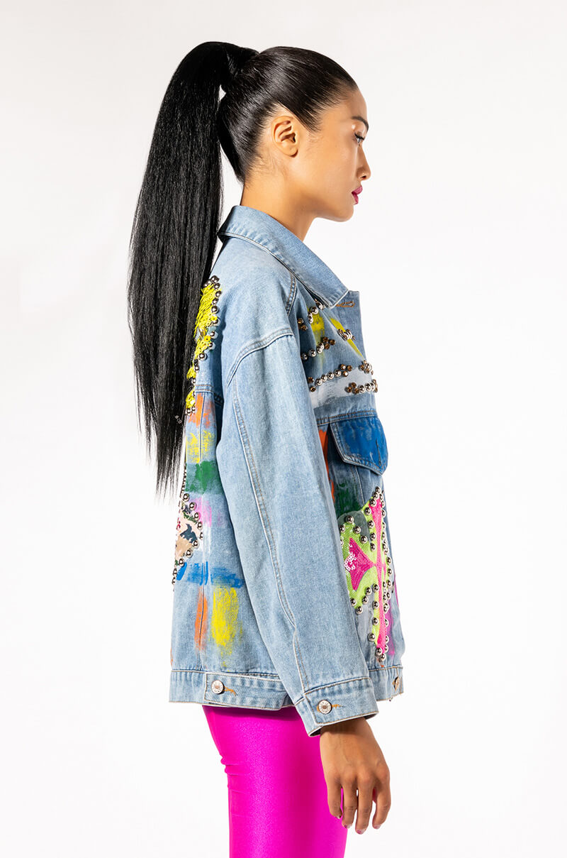 PAINTED DENIM JACKET