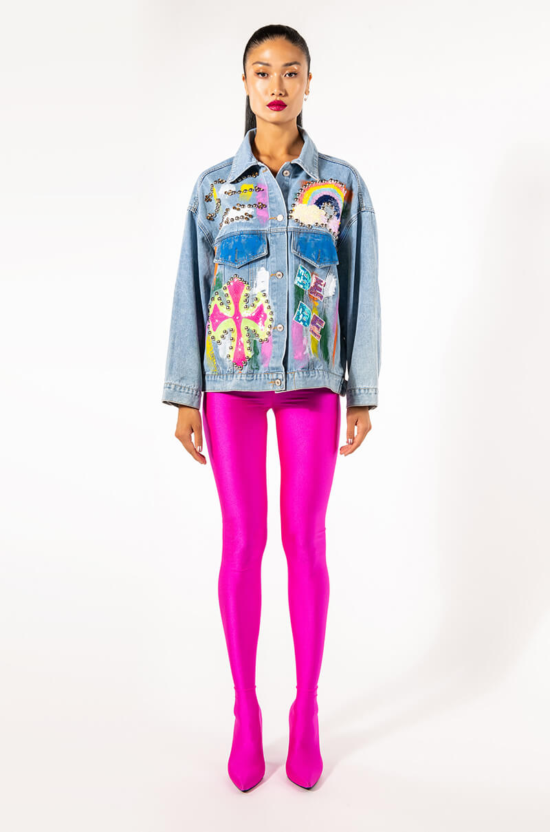 PAINTED DENIM JACKET