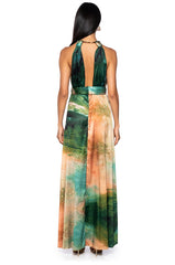 PARKER DEEP V MAXI DRESS
