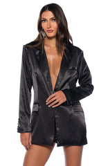 PASSIONE SATIN BLAZER