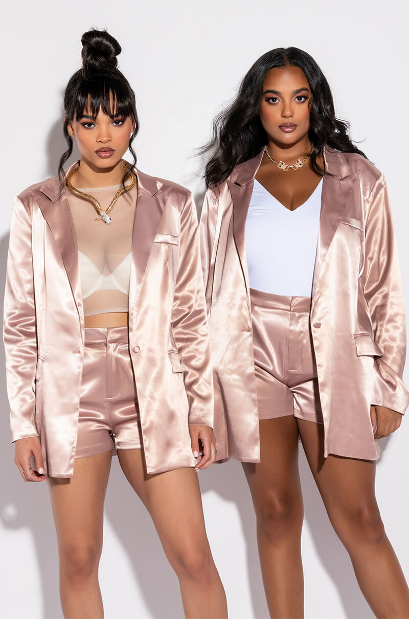 PASSIONE SATIN BLAZER