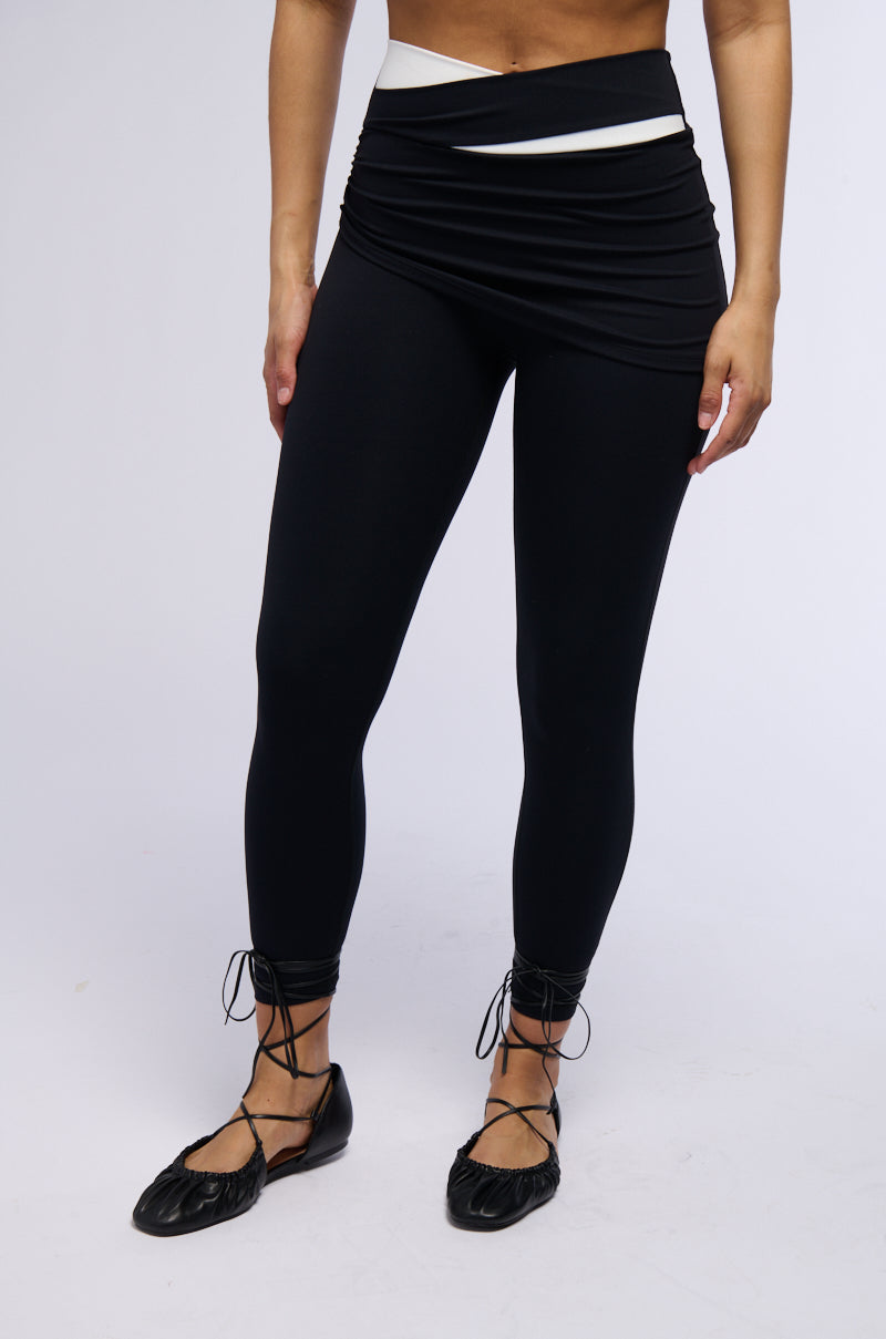 PAXTON LEGGING WITH SKIRT OVERLAY