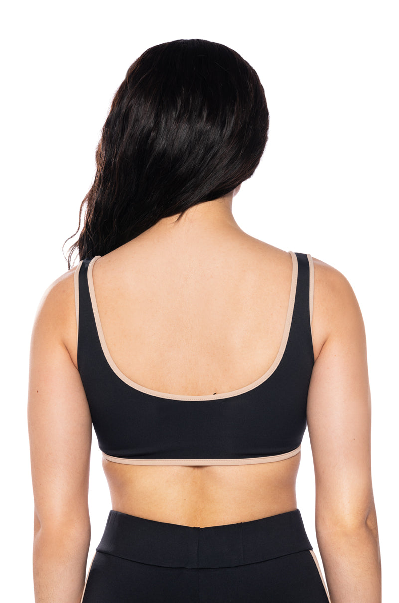 PAXTON LUXE REVERSIBLE CONTRAST TRIM BRALETTE