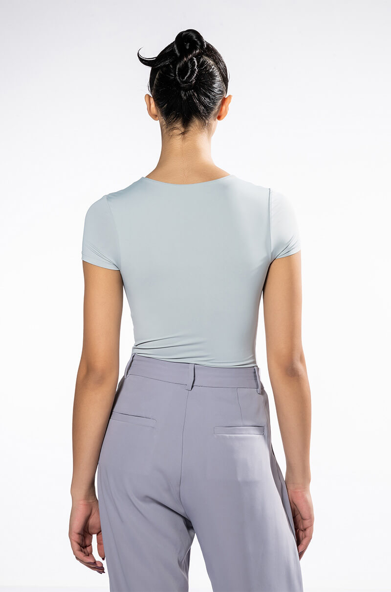 PAXTON NEW CLASSIC CREW NECK SHORT SLEEVE BODYSUIT