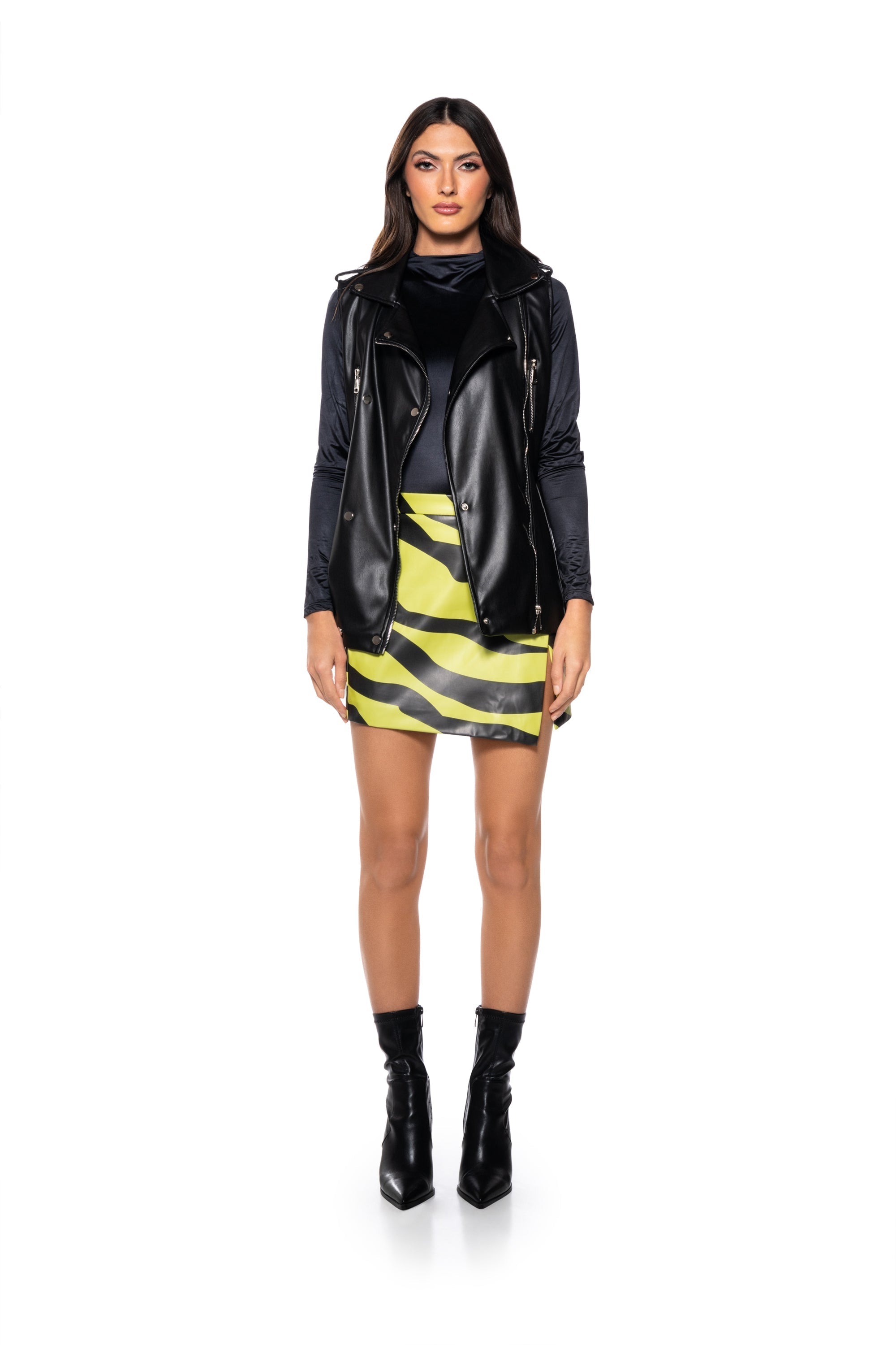 PAXTON NEW SHINE REVERSIBLE ZIP UP BODYSUIT