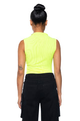 PAXTON SLEEVELESS MESH BODYSUIT