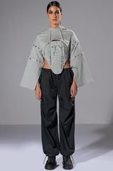 PERSUASIVE CORSET HOODIE SET
