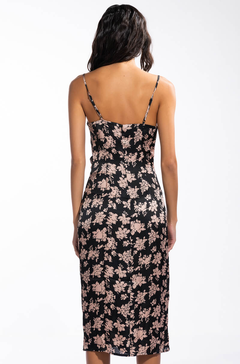 PICTURE OF CLASS SATIN SLIP DRESS