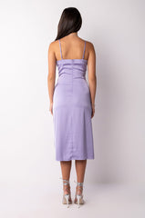 PICTURE OF CLASS SATIN SLIP DRESS
