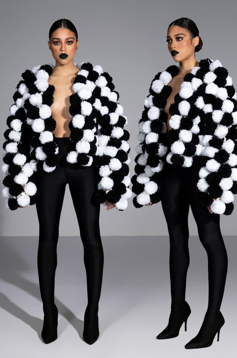 POM POM CARDIGAN