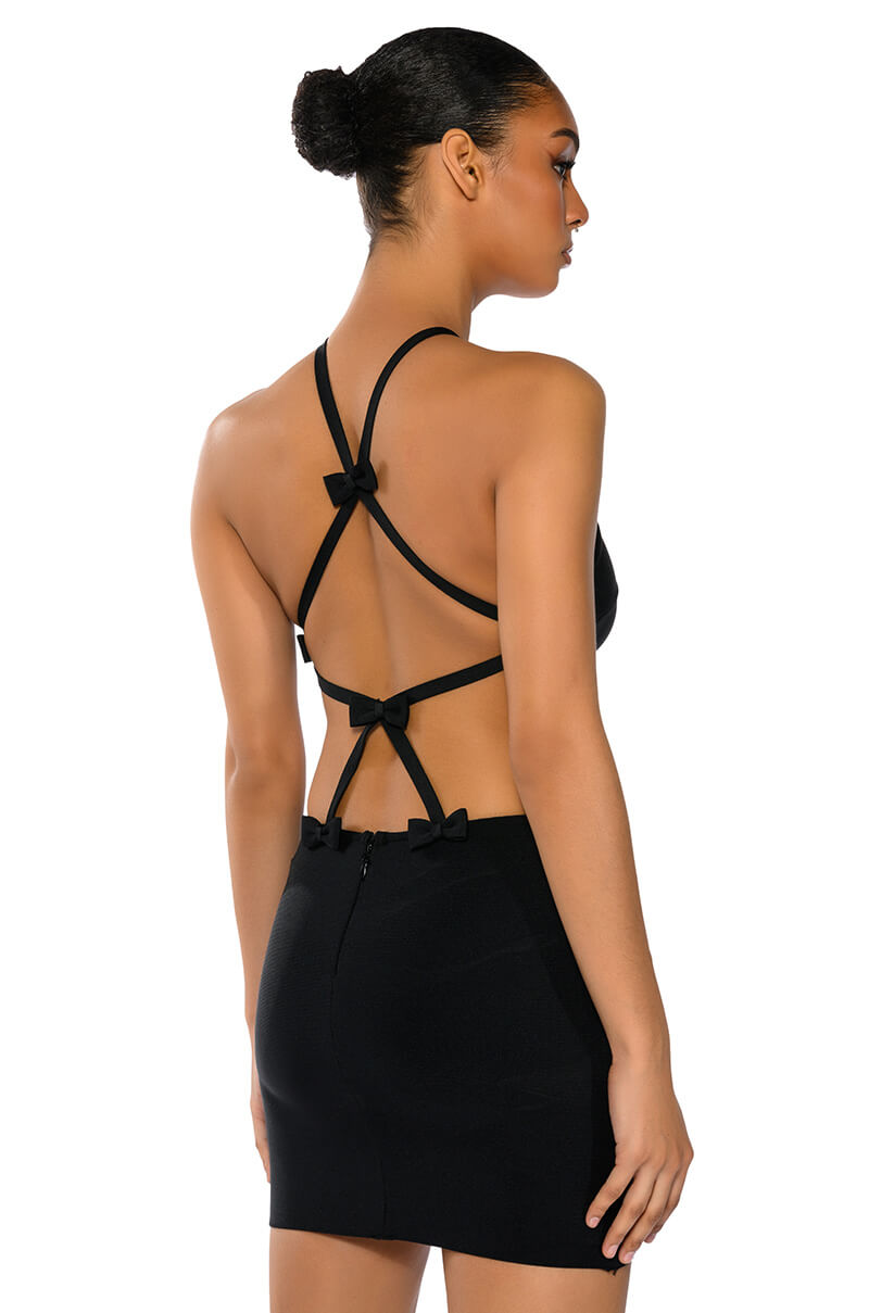 PRAISE ME CUT OUT MINI DRESS