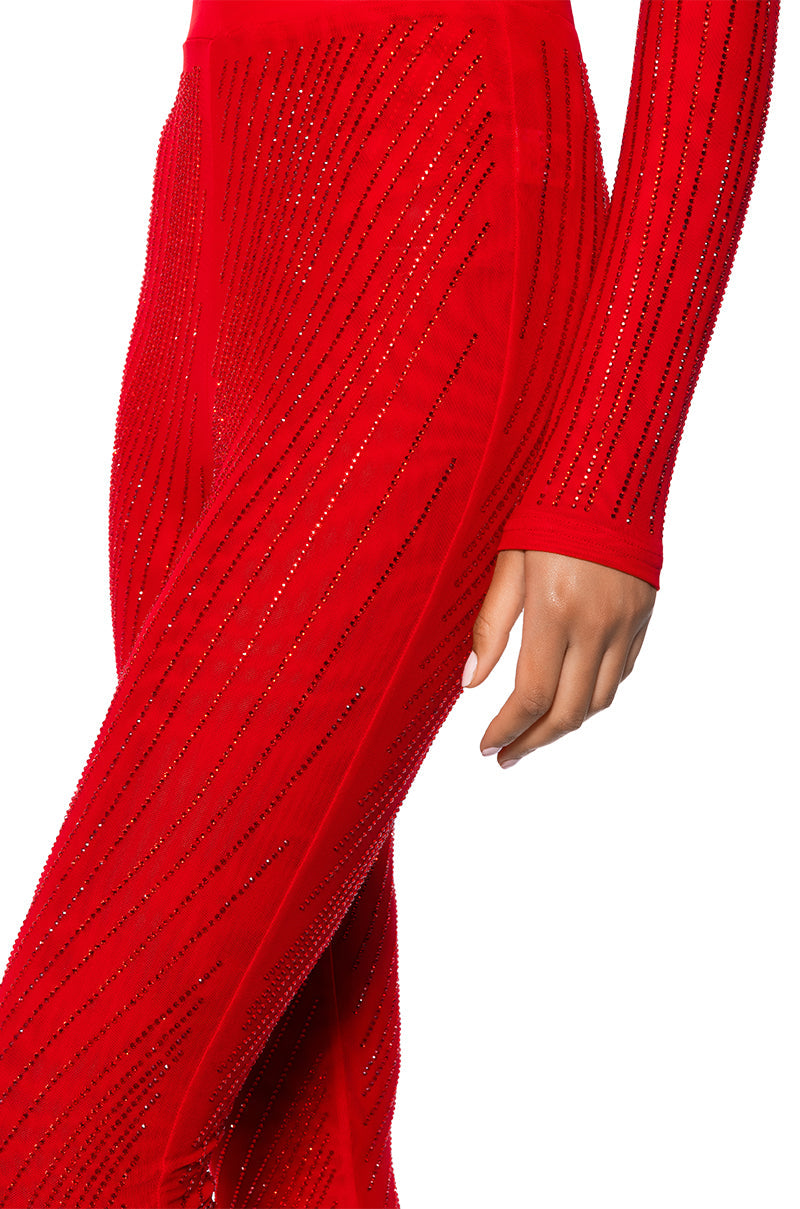 QUEEN OF LOVE RHINESTONE LEGGING