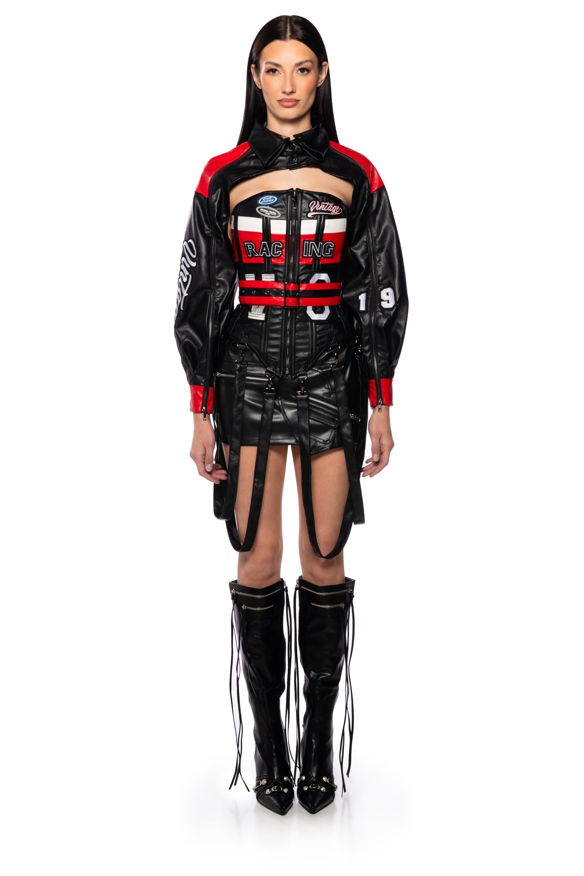 RACING PU CORSET