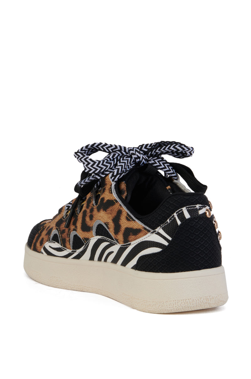 RANI MULTI ANIMAL PRINT SNEAKER