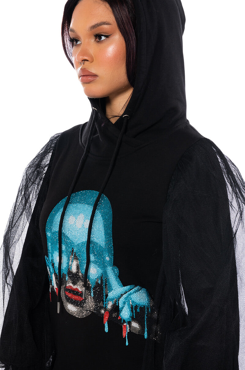 READ MY MIND SWEATSHIRT DRESS