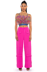 REAL OSTRICH FEATHER TOP