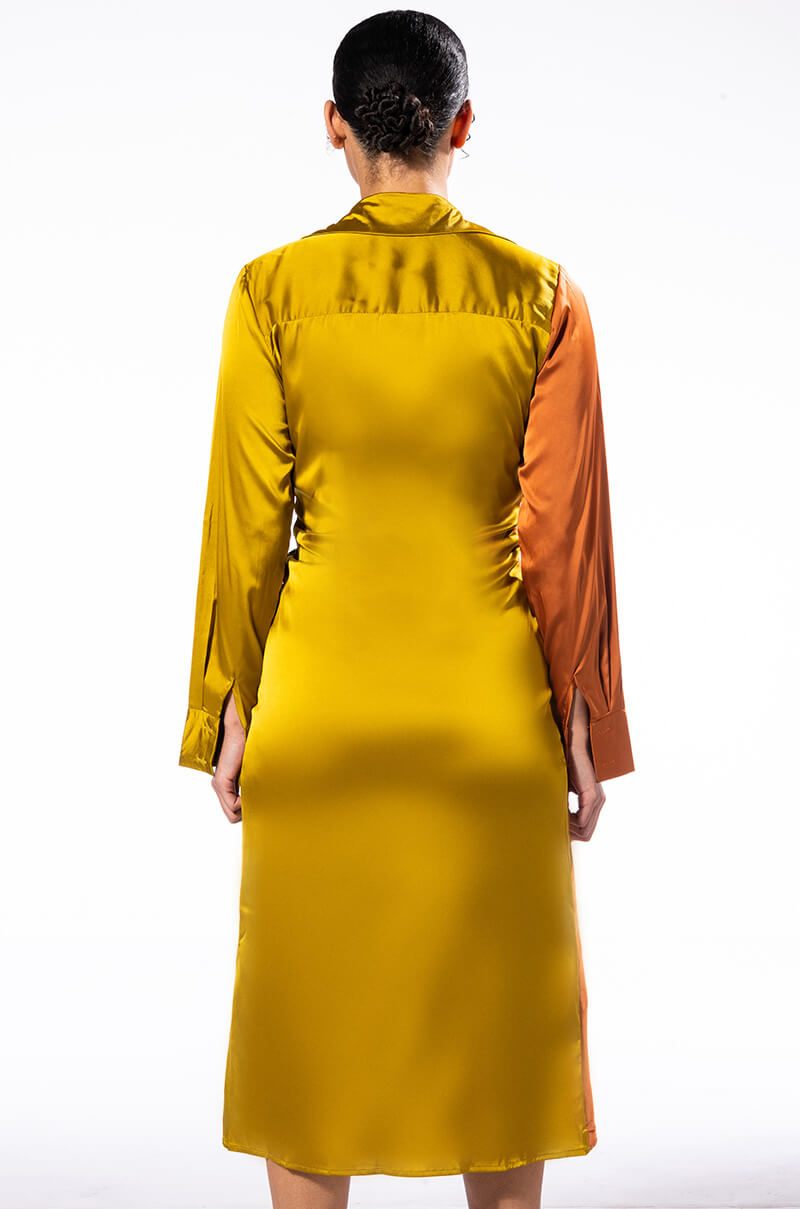 MONA BEAUTIFULLY DRAPED MIDI DRESS