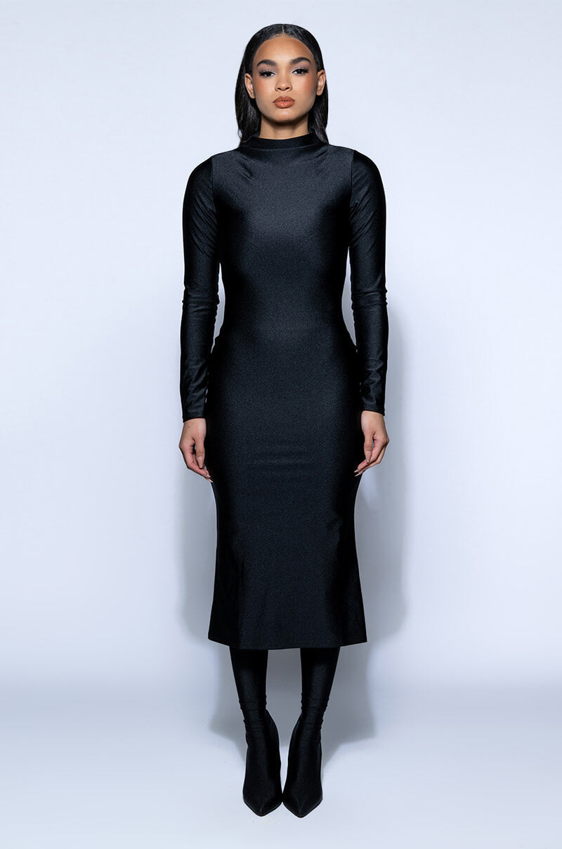 ONE OF ONE LONG SLEEVE MIDI DRESS