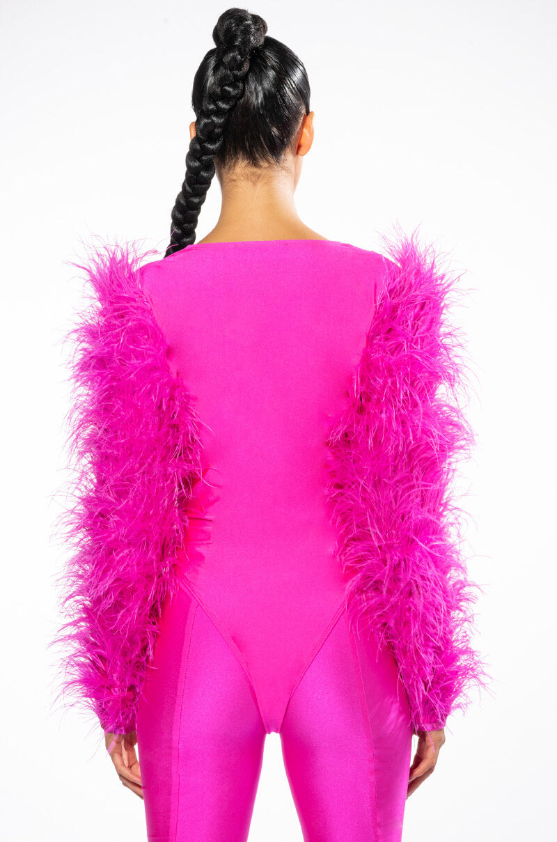 ANGEL BABY STATEMENT SLEEVE BODYSUIT